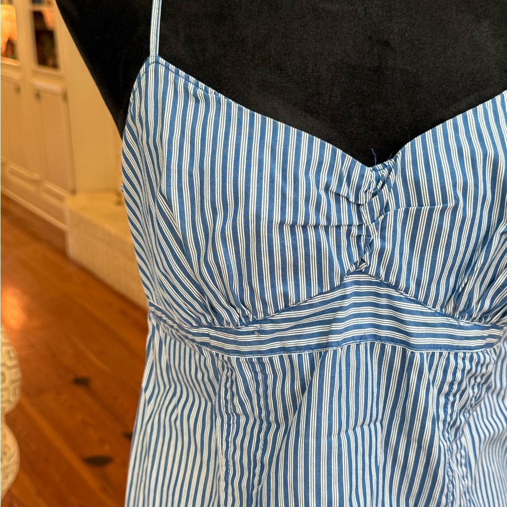 Vintage Tommy Hilfiger Blue Striped Women's Tank top